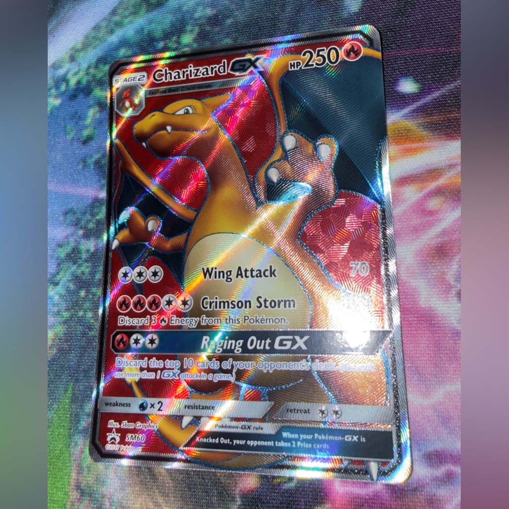 Charizard GX Holo SM60 Promo pokemon Trading Card tcg